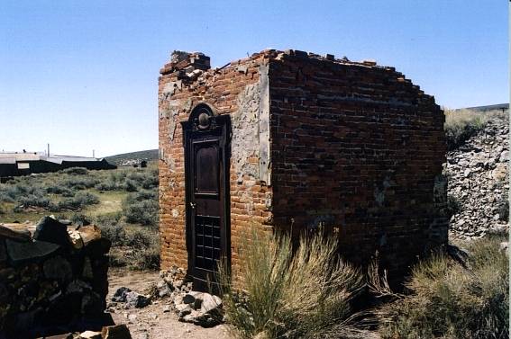 The safe remains at the bank in Bodie, California