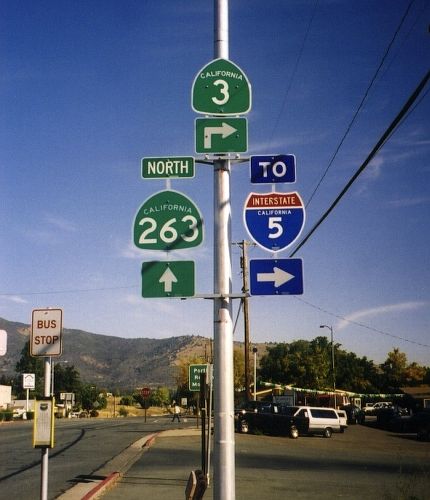 CA 3/CA 265/BL 5 at Yreka, California