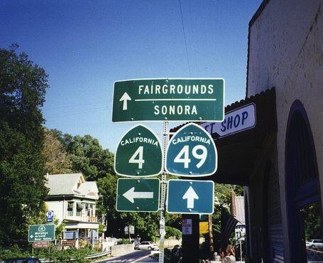 California 4 and 49 in Angels Camp