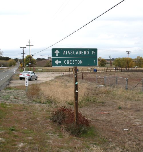 Destinations from the California 41/229 intersection