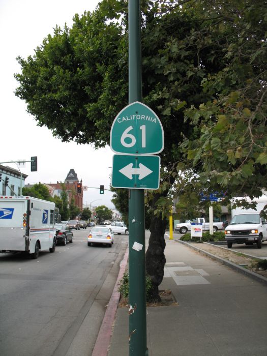 California 61 at Park Street and Encinal Avenue in Alameda