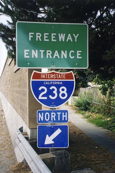 I-238 Freeway Entrance