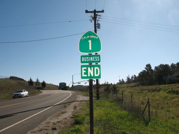 Business Route 1 in Cambria, California