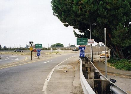 Entrance for I-238 in San Lorenzo, California