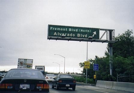 Fremont Boulevard on I-880
