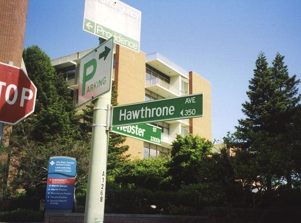 This should be Hawthorne Avenue in Oakland