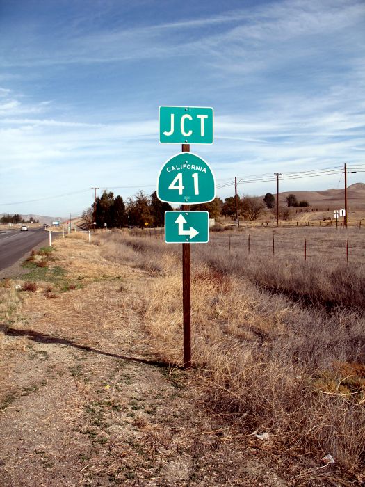 Junction of California 41 at California 46 near Shandon