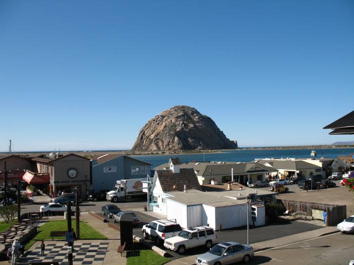 Morro Rock, overlooking Morro Bay, California