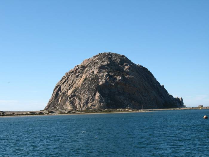 Morro Rock in Morro Bay, California