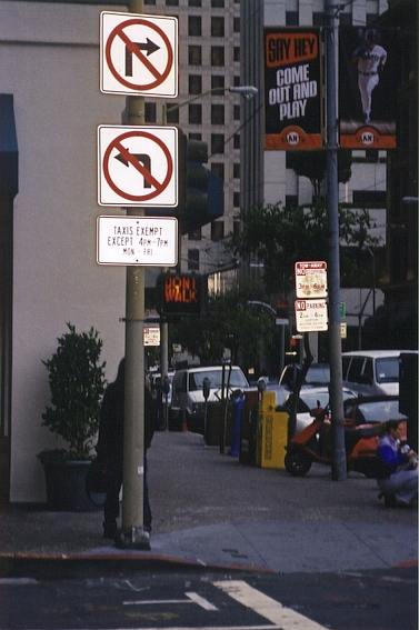 Multiple prohibitions in downtown San Francisco