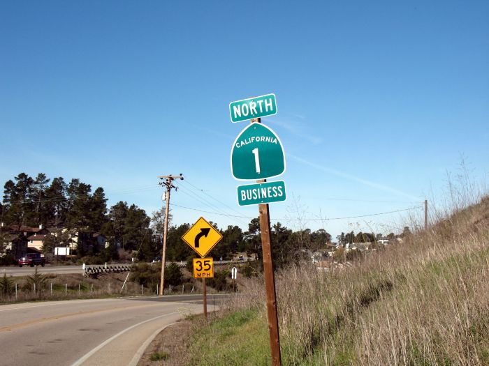 North Business Route 1 in Cambria, California