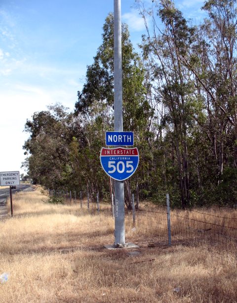 Interstate 505 in Solano County, California