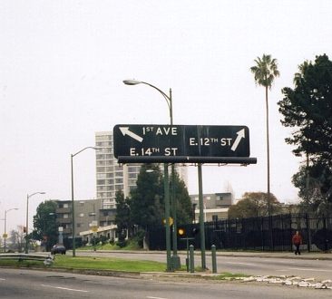 Eastbound 12th St. at Lake Merritt, Oakland