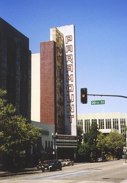 The Paramount Theater on Broadway in Oakland