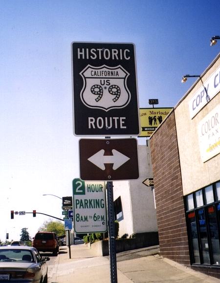Historic US 99, Red Bluff, California