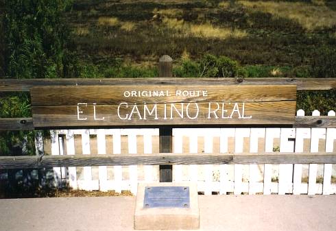 El Camino Real in San Juan Bautista, California