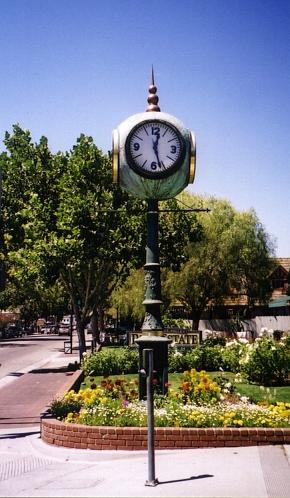Solvang, California clock tower
