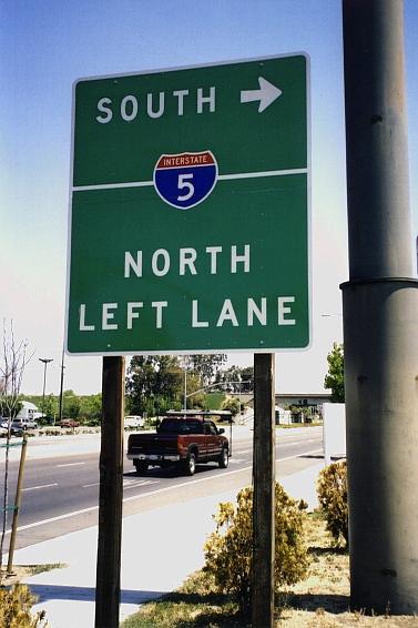 South and North I-5 in Stockton, California