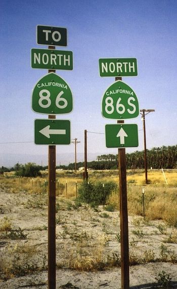 California 86 and 86S in Riverside County