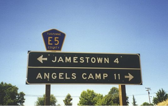 County marker in California