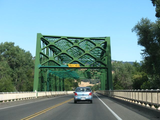 Russian River bridge over the Russian River on US 101 just south of Hopland