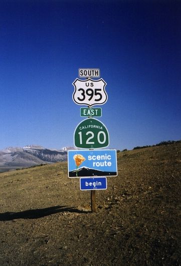 US 395 Scenic Route near Lee Vining, California