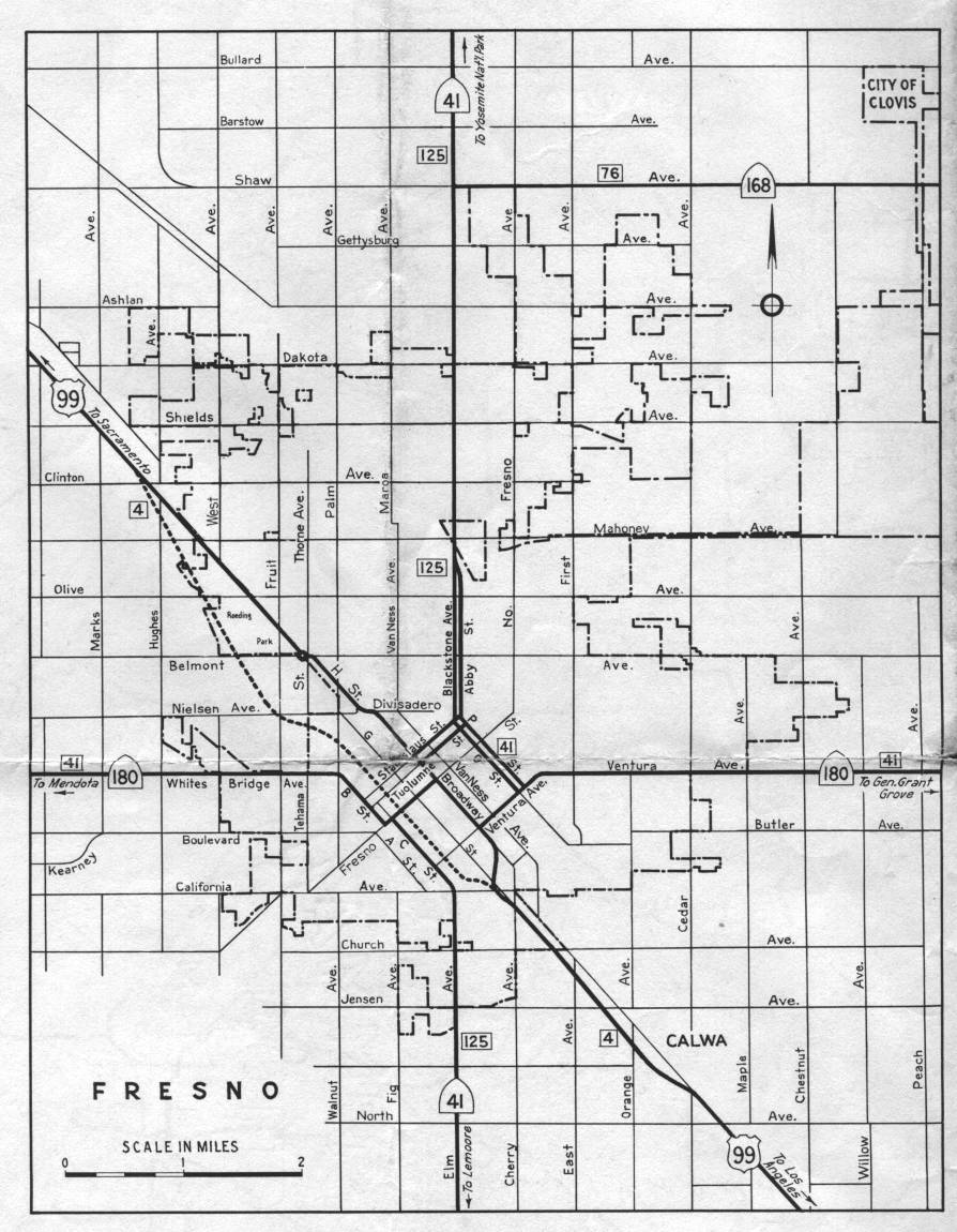 Official detail map for Fresno (1956)