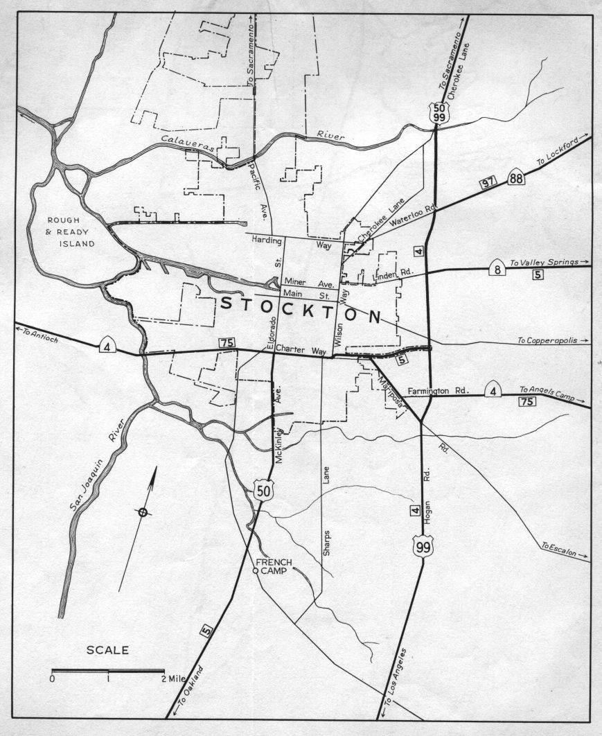 Official detail map for Stockton (1956)