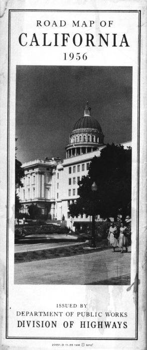 Cover of 1956 map