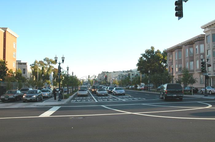 North end of Octavia Boulevard in San Francisco (2005)