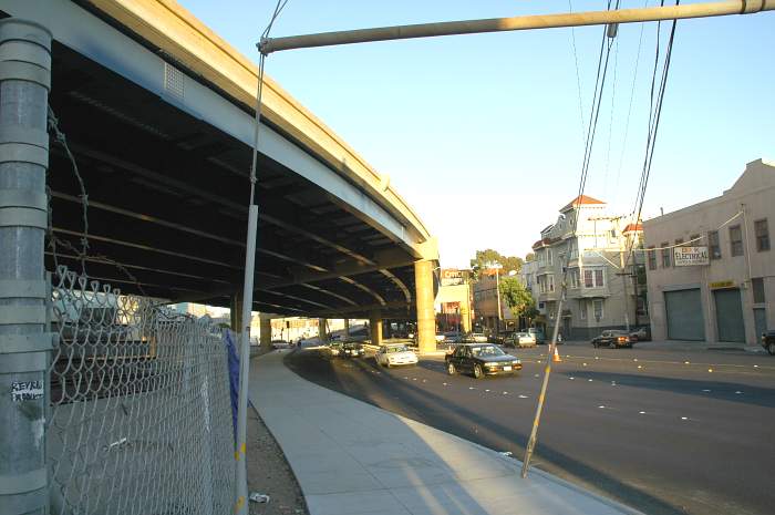 US 101 skyway at Duboce Avenue, San Francisco