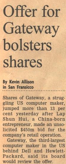 misspelling in Financial Times article