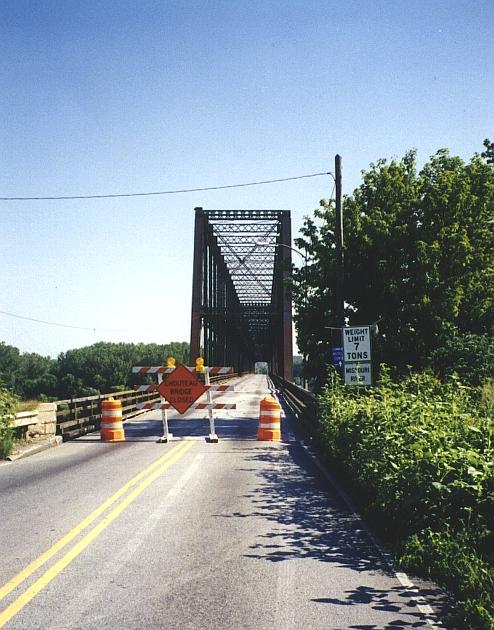 old Chouteau Bridge, north end