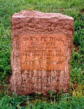 Old Franklin marker