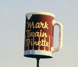 Mark Twain is everywhere in Hannibal, Mo., even at a diner