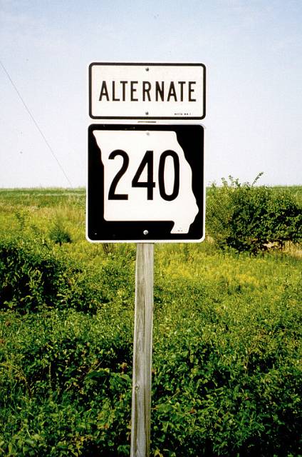 Alternate Missouri 240 in Howard County