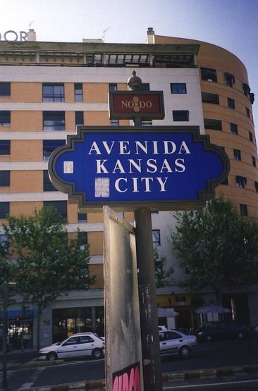 Avenida Kansas City in Sevilla, Spain