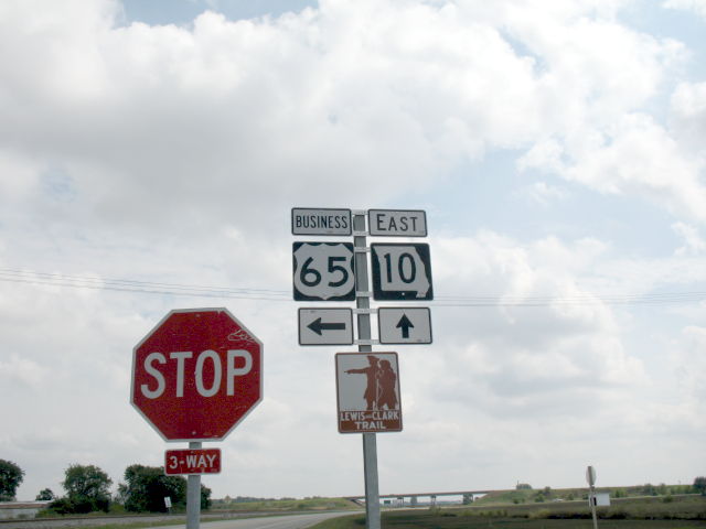 Business US 65 and Missouri 10 in Carrollton