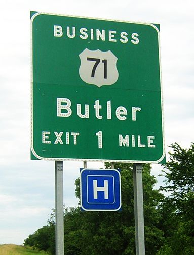 Business US 71, Butler, Mo.
