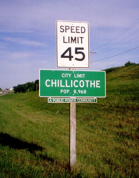 Chillicothe city limits on Missouri 190