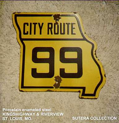 City Route 99 cutout, originally in St. Louis