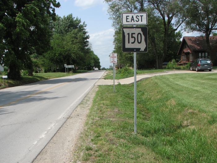 Missouri 150 near US 50 in Lone Jack