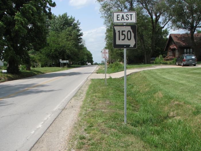 Missouri 150 near US 50 in Lone Jack