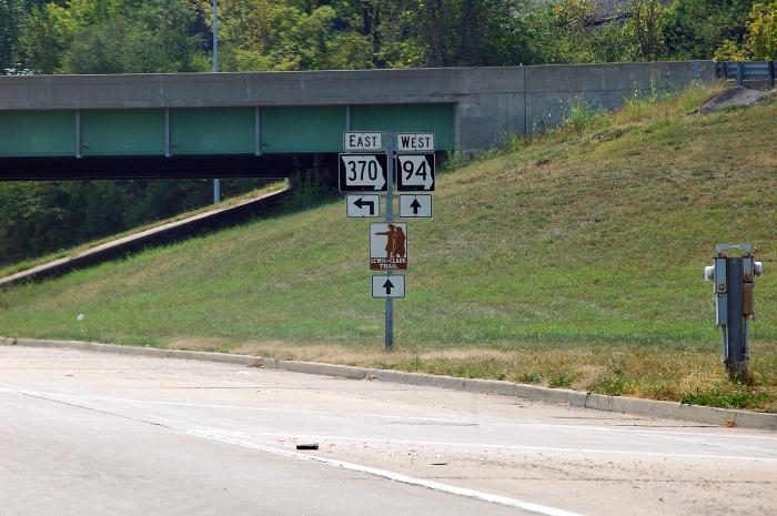 Lewis and Clark seem to point to two different routes in St. Charles, Mo.