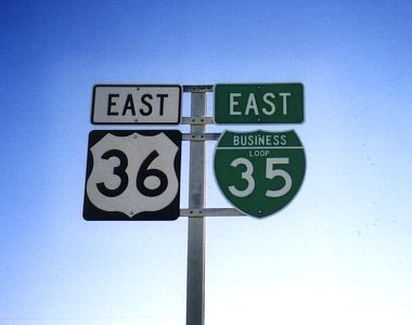 US 36 and East Business Loop 35