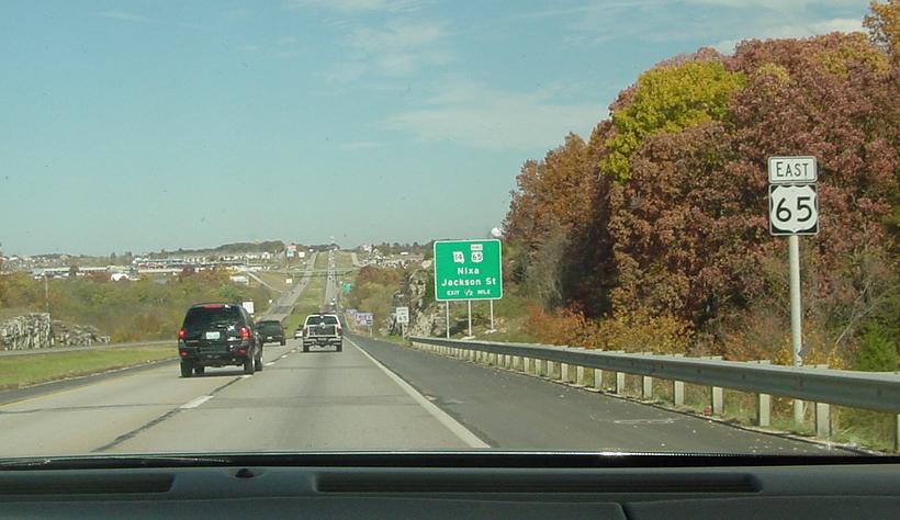 East US 65 (goof) south of Springfield, Mo.