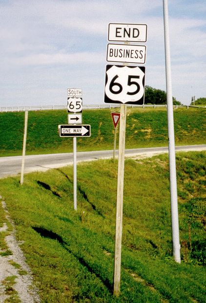 South endpoint of Business US 65 in Trenton, Mo.