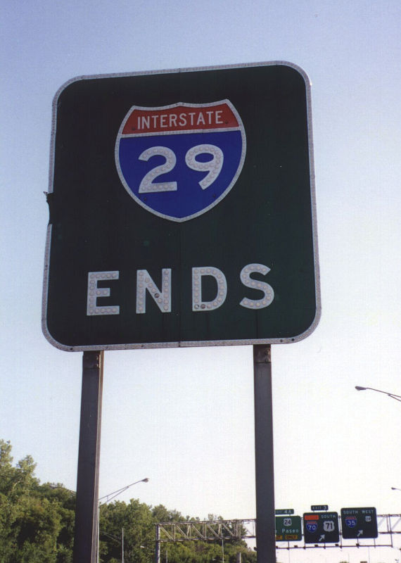End of Interstate 29, Kansas City, Mo. (1998)