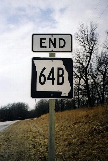 West end of Missouri 64B (spur)
