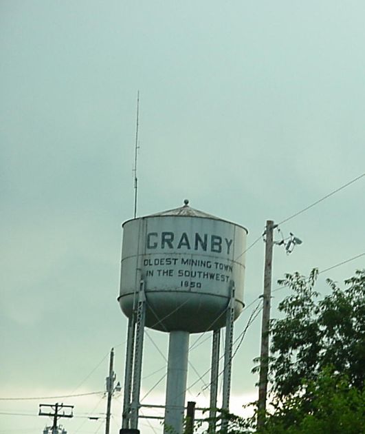 Granby, Mo. water tower with unusual claim